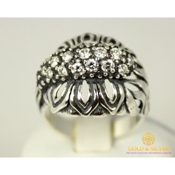 Серебряное кольцо 925 проба. Женское Кольцо Инесса. 7,5 грамма. 1216