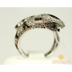 Серебряное кольцо 925 проба. Женское Кольцо Удав 15479р