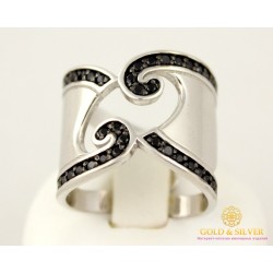 Серебряное кольцо 925 проба. Женское Кольцо Хит Лета. 320764с