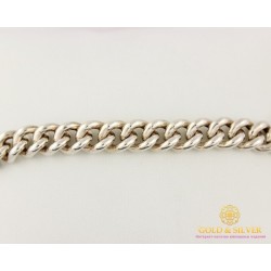 Серебряный Браслет 925 проба. Браслет, плетение Панцирь 12,48 грамма 03194