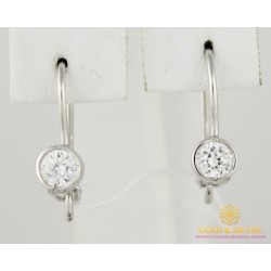 Серебряные серьги 925 проба. Женские серебряные Серьги 1,22 грамма 470701с