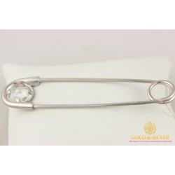 Серебряная Женская Брошь-Булавка 6,99 грамма 660032с