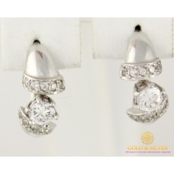 Серебряные серьги 925 проба. Женские серебряные Серьги Пикассо 2203р