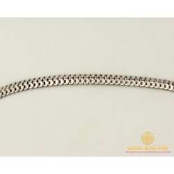Серебряный браслет 925 проба. Браслет серебряный Унисекс 810508с