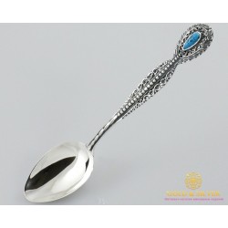 Серебряная ложка 925 проба. Ложка кофейная. 6038.