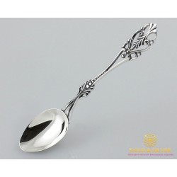 Серебряная ложка 925 проба. Ложка кофейная. 6006.