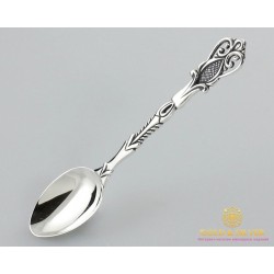 Серебряная ложка 925 проба. Ложка кофейная. 6026