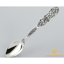 Серебряная ложка 925 проба. Ложка кофейная. 6031