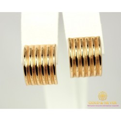 Золотые серьги 585 проба. Женские Серьги с красного золота. 2,36 грамма. 470349