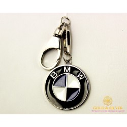Серебряный Брелок 925 проба. Брелок Автомобильный BMW 8127