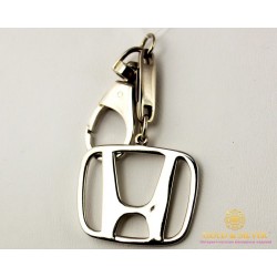 Серебряный Брелок 925 проба. Автомобильный брелок HONDA 8085