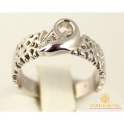 Серебряное кольцо 925 проба. Женское серебярное Кольцо Дельфин 300325c