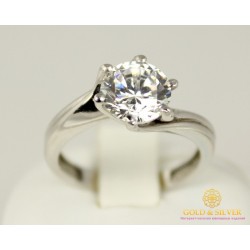 Серебряное кольцо 925 проба. Серебряное женское Кольцо 320895c