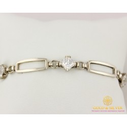 Серебряный браслет 925. Женский Серебряный Браслет 75015