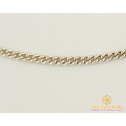 Серебряная Цепь 925 проба. Женская серебряная цепочка, плетение Панцирь, 4,8 грамма 09707350