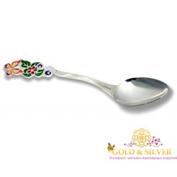 Серебряная детская Ложка Бабочка 08056628