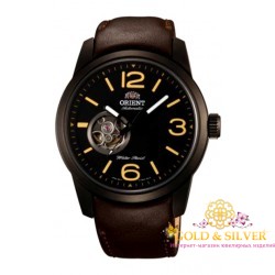 Мужские часы Orient с кожаным ремешком FDB0C001B0