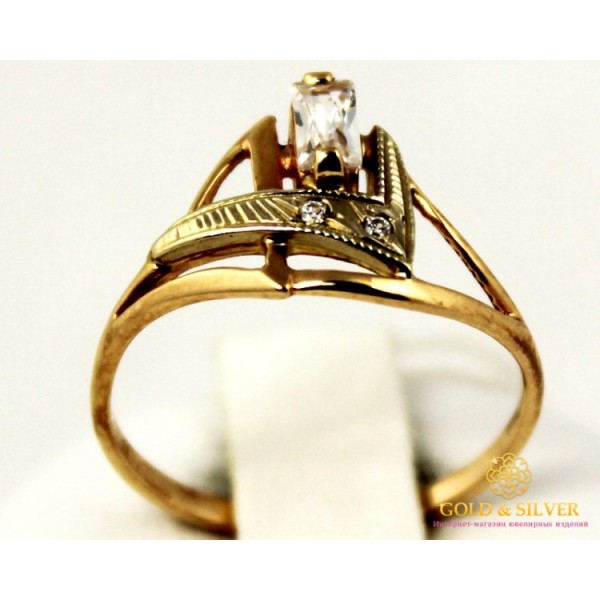 Золотое кольцо 585 проба. Женское Кольцо с красного золота. 1,56 грамма. kv917i , Gold & Silver Gold & Silver, Украина