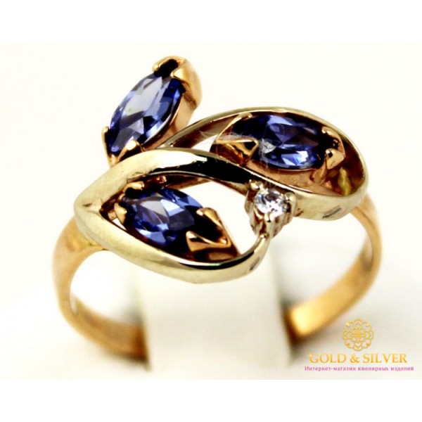 Gold & SilverЗолотое кольцо 585 проба. Женское Кольцо 2,71 грамм. 330516