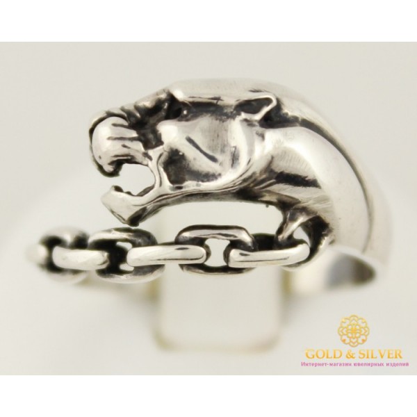 Серебряное кольцо 925 проба. Кольцо Пантера унисекс. 4,11 грамма. 1252 , Gold & Silver Gold & Silver, Украина
