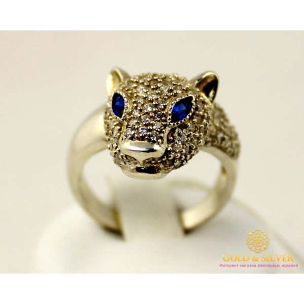 Серебряное кольцо 925 проба. Женское Кольцо Пантера kv993c , Gold & Silver Gold & Silver, Украина