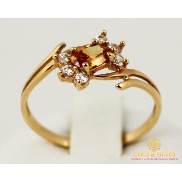 Золотое кольцо 585 проба. Женское Кольцо 103241 , Gold & Silver Gold & Silver, Украина