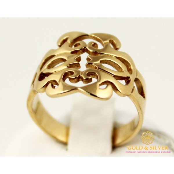 Золотое кольцо 585 проба. Женское Кольцо 4,5 грамма. Без вставок. kb004i , Gold & Silver Gold & Silver, Украина