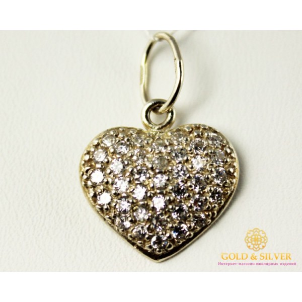 Серебряный Кулон Сердце 3045 , Gold & Silver Gold & Silver, Украина