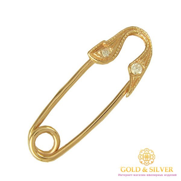 Золотая Булавка 585 проба. Булавка с красного золота. bw004i , Gold & Silver Gold & Silver, Украина