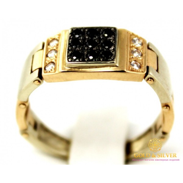 Золотое кольцо 585 проба. Мужское Кольцо с красного золота, Подвижное pch032010i , Gold & Silver Gold & Silver, Украина