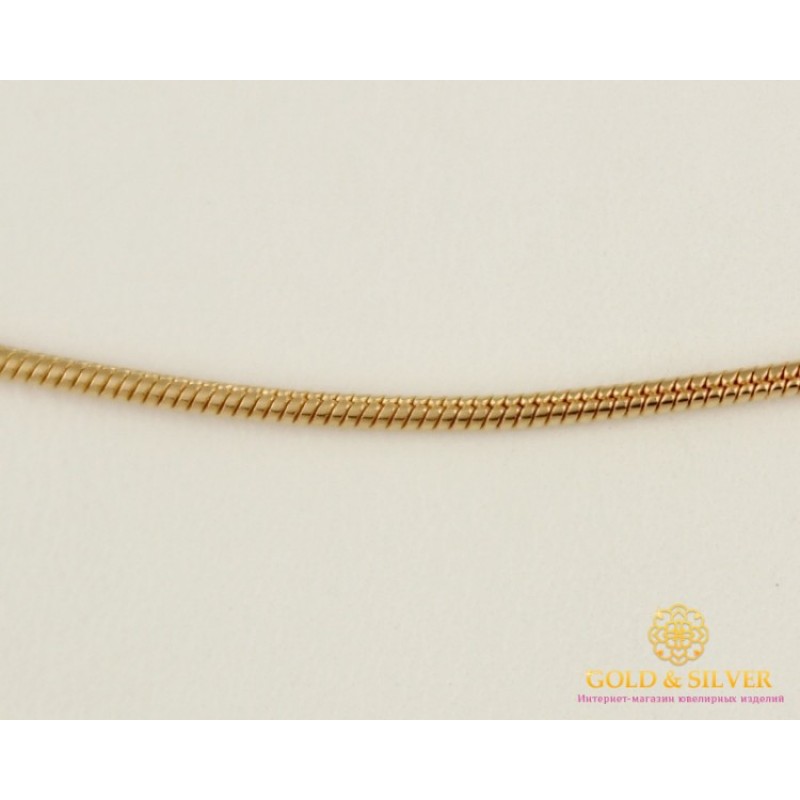 Серебряная цепочка плетение снейк - 687043