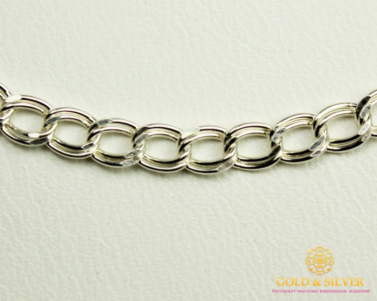 Серебряная цепочка (плетение спига) р010011